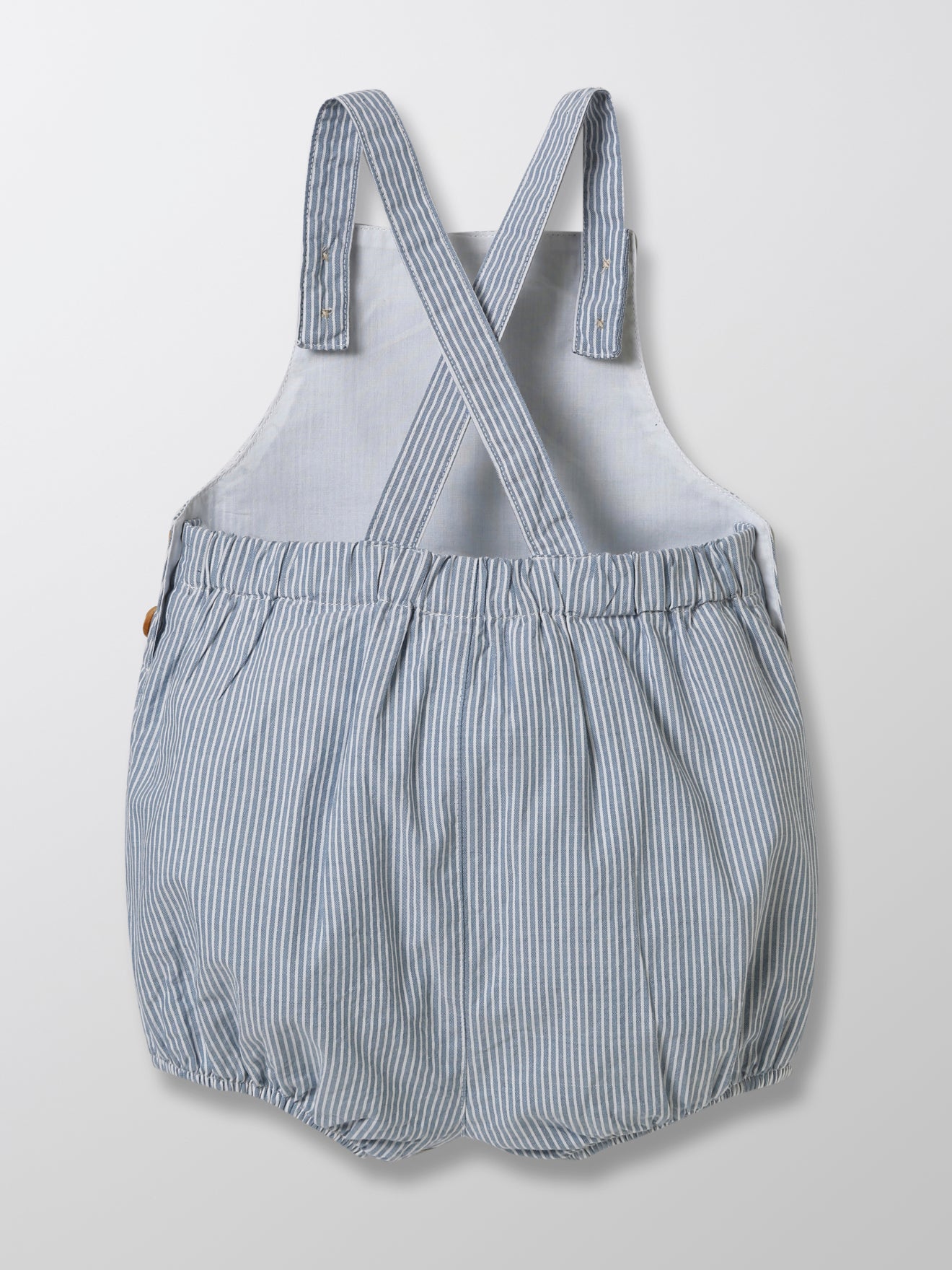 Barboteuse Bébé en tissu seersucker