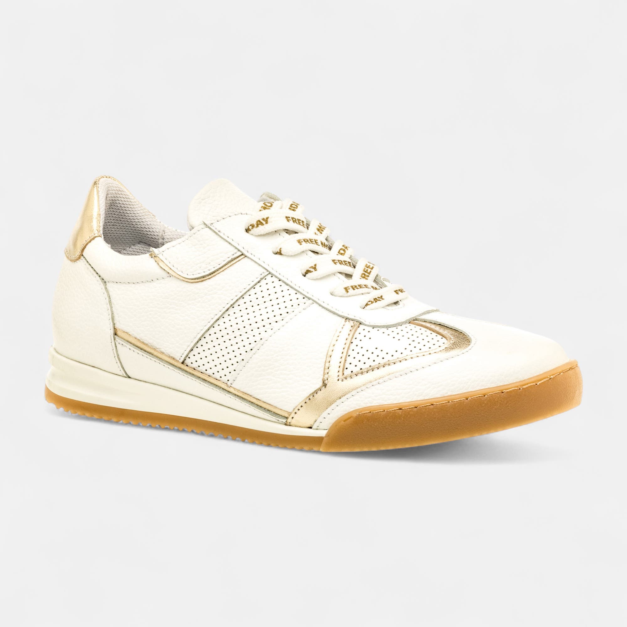 Baskets basses Femme en cuir blanc