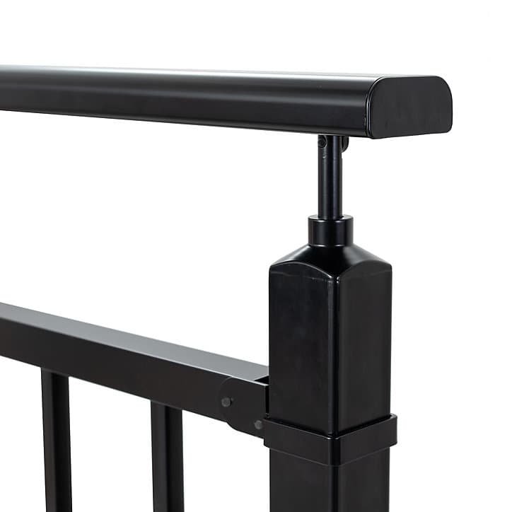 Pack balustrade FORTIA verticale à plat noir