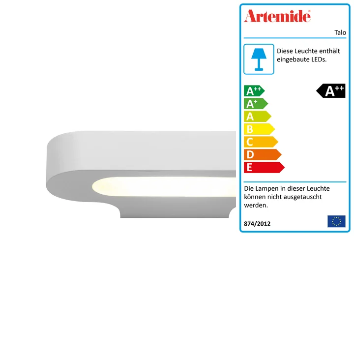 Artemide - Talo LED-Wandleuchte, 2700K / weiss