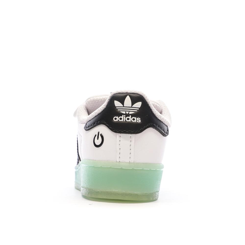 Adidas Baskets Blanches Bébé/Enfant Adidas Superstar Led Light