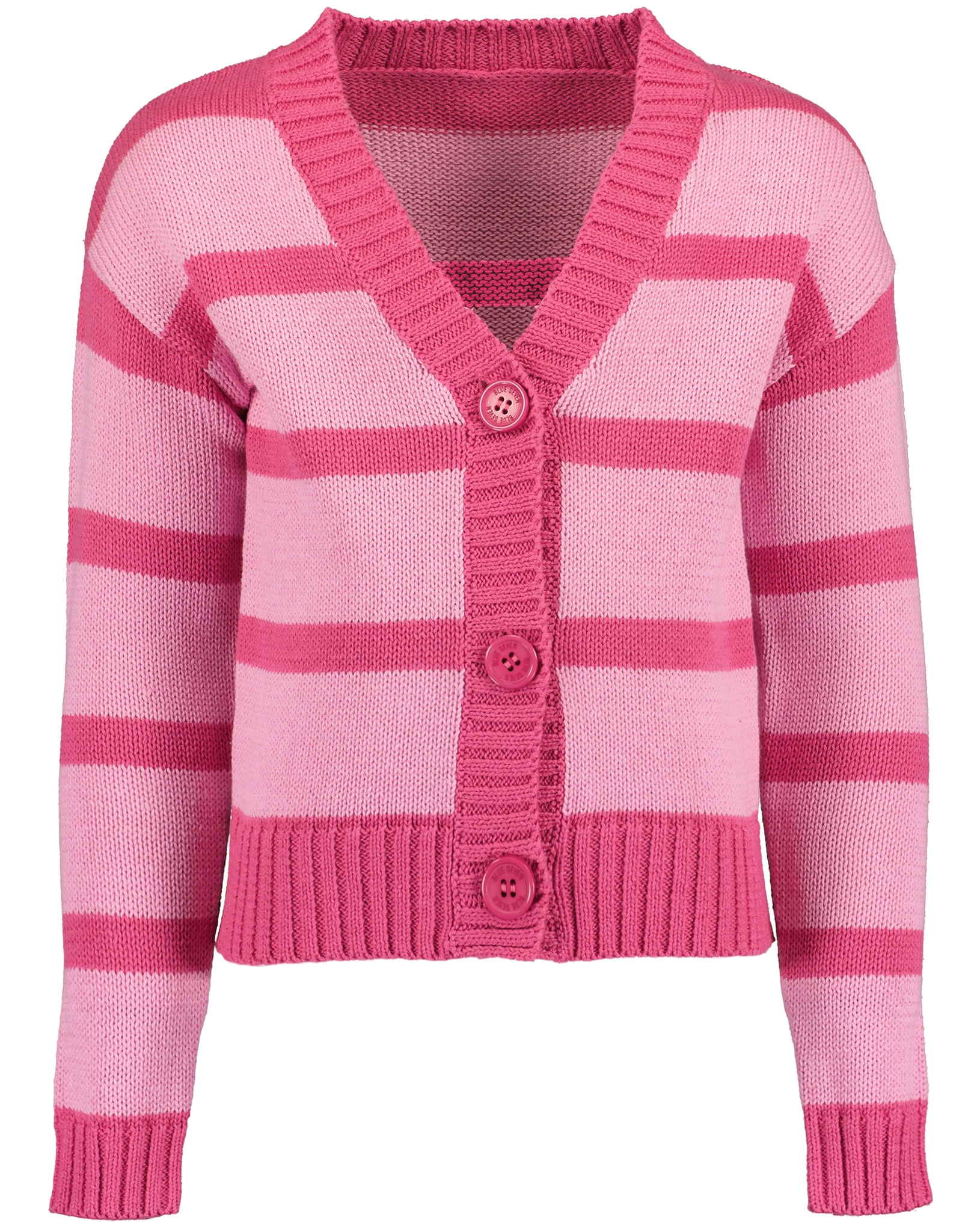 Strickjacke COLORFUL in azalee