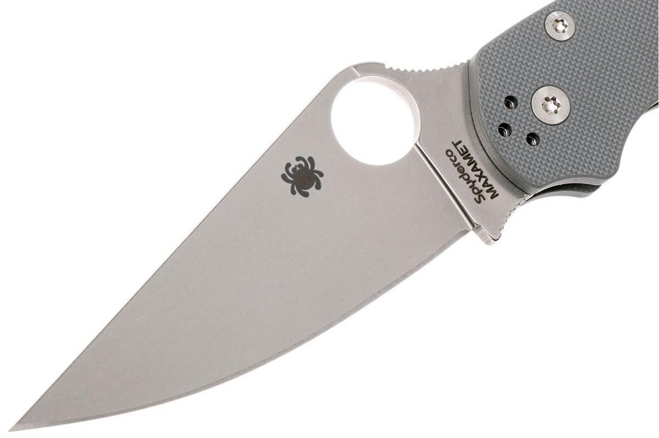 Spyderco Paramilitary 2 Maxamet Grey C81GPDGY2 zakmes