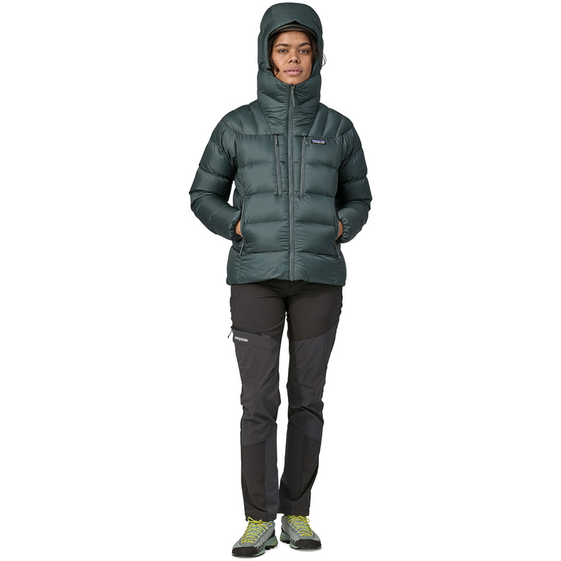 Patagonia Damen Down Fitz Roy Hoodie Jacke