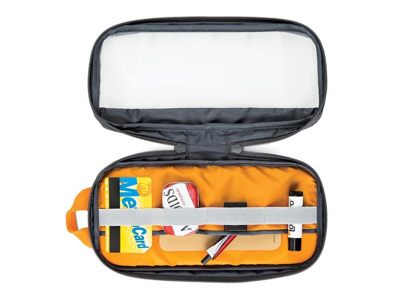 Lowepro Kameratasche GearUp Pouch Medium (GRL) Grau Reisetasche und Organizer für digitale Geräte, Kabel und Zubehör