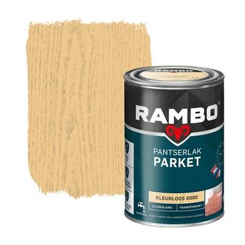 Rambo Pantserlak parket zijdeglans transparant kleurloos 1,25 liter