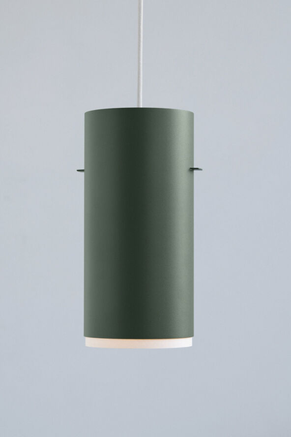 Moebe Tube Pendant, Pine Green, Small Pine green