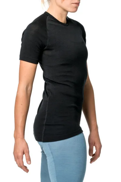 Woolpower Unisex Tee LITE Black