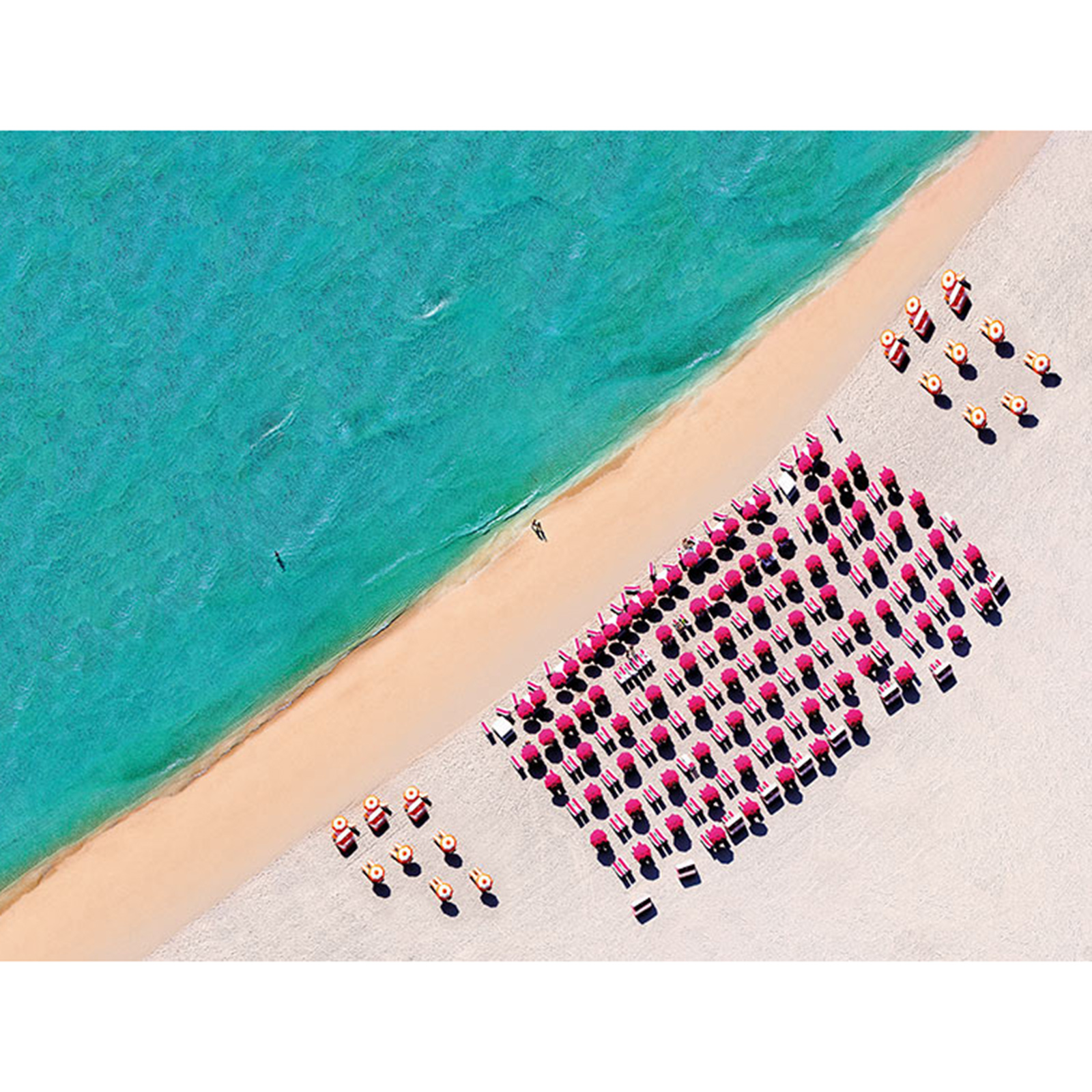 Wandbild SOUTH BEACH - bunt - 70x50 cm