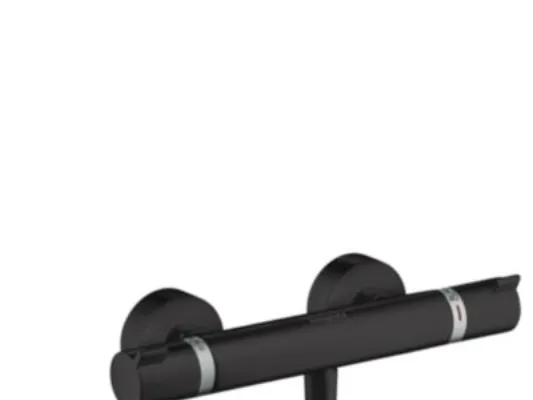hansGrohe Ecostat Comfort brusetermostat, mat sort