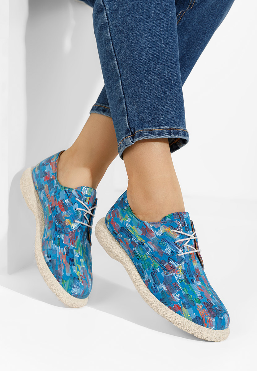 Chaussures derby en cuir multicolores Karysa