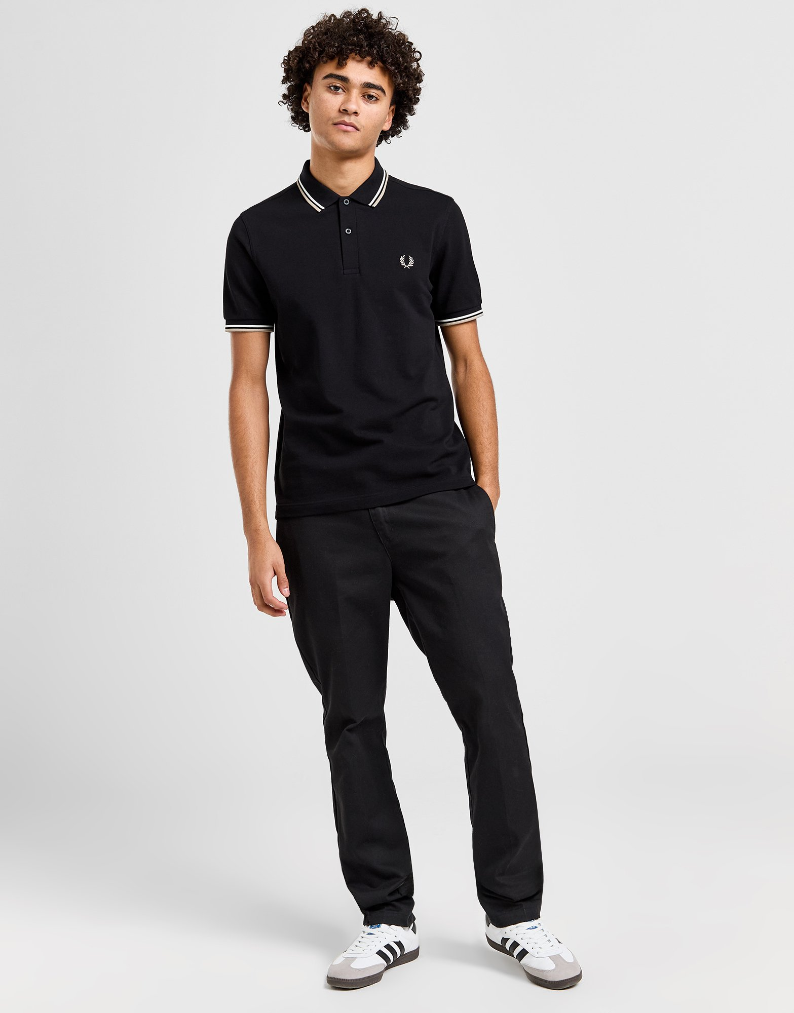 Fred Perry Polo Double Liseré Homme
