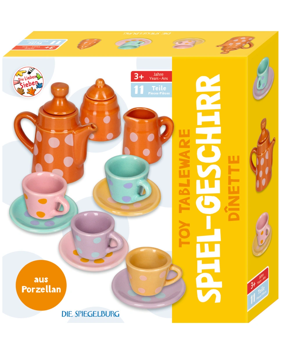 Spiel-Geschirr DIE LIEBEN SIEBEN 11-teilig