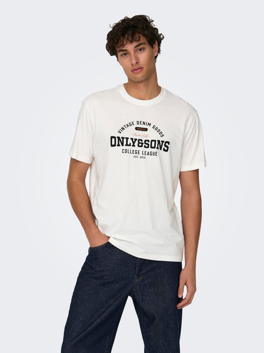 ONSLENNY T-shirt Cloud Dancer