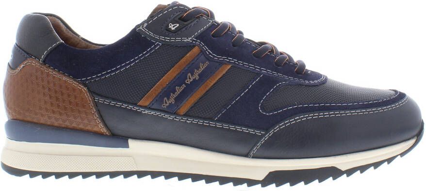 Australian Filmon Sneakers Leren Sneaker Heren Blauw