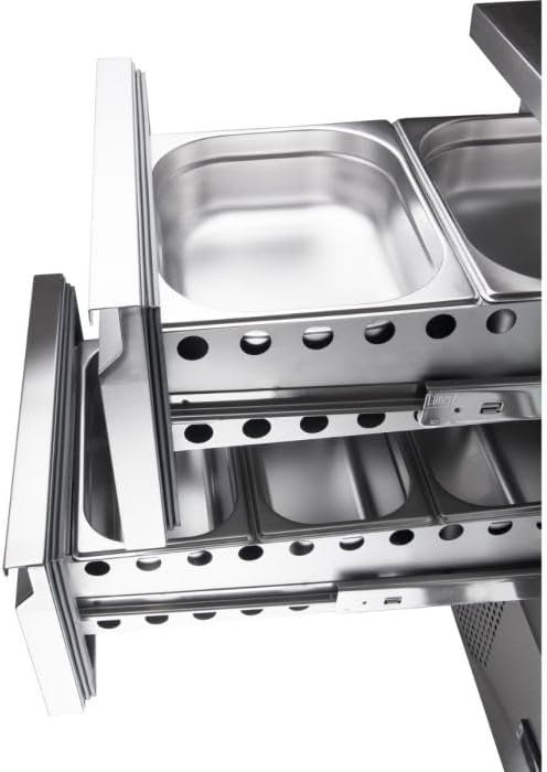 ZORRO Kühltisch ZS 901 4D | 4 Schubladen | 900x700mm | 1/1 GN