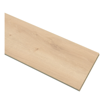 vtwonen click PVC EVC Millet rechte stroken lichtbruin houtlook incl. geïntegreerde ondervloer