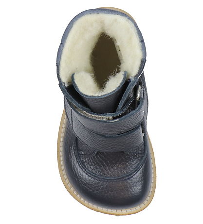 Angulus Winterstiefel - Tex - Navy/Blue Nebel Mit Futter/Klettba