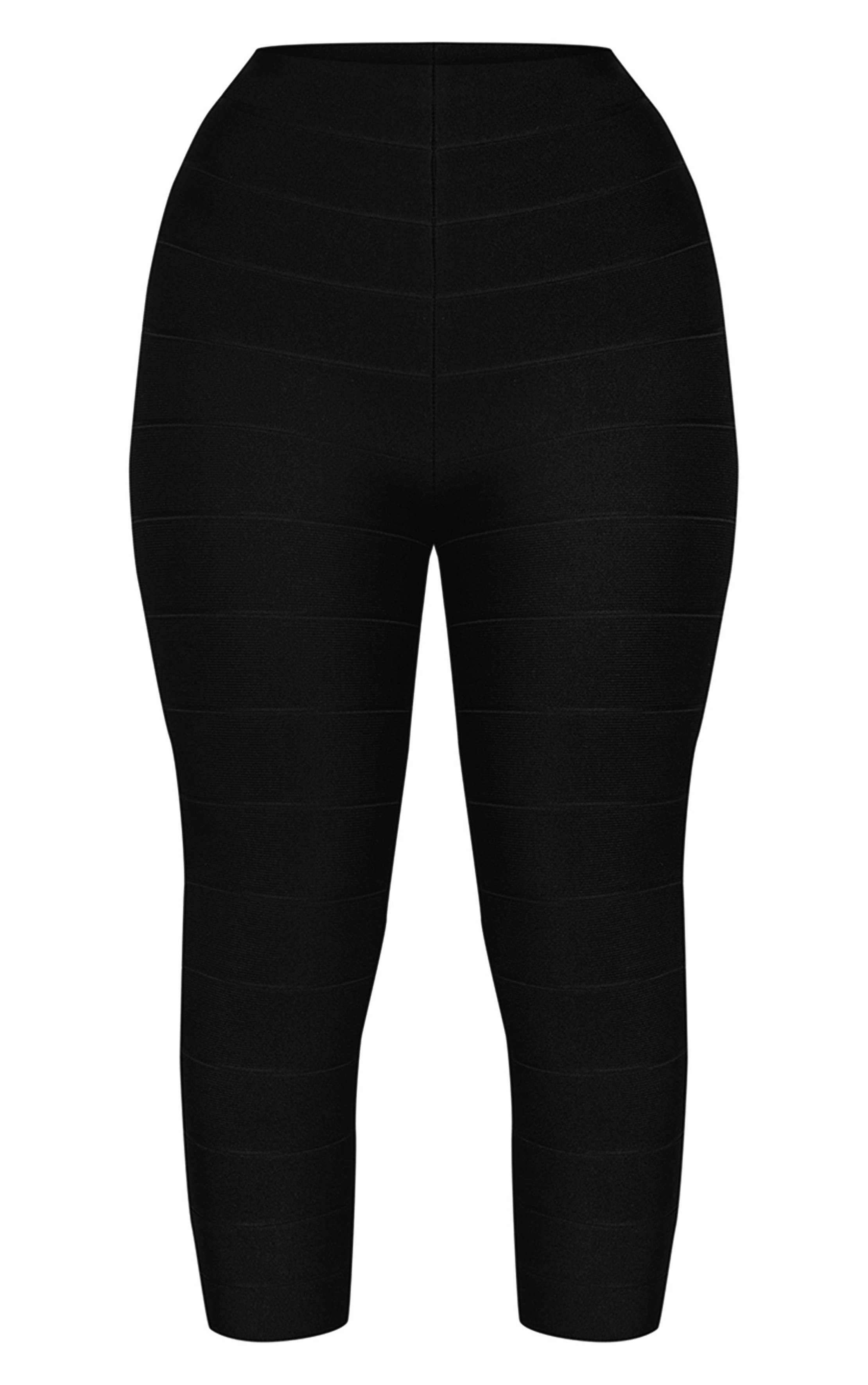 Noir Pantalon Capri Bandage Sculptant