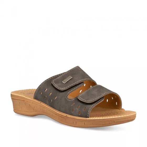 Mules GRIS NEOSOFT RELAX