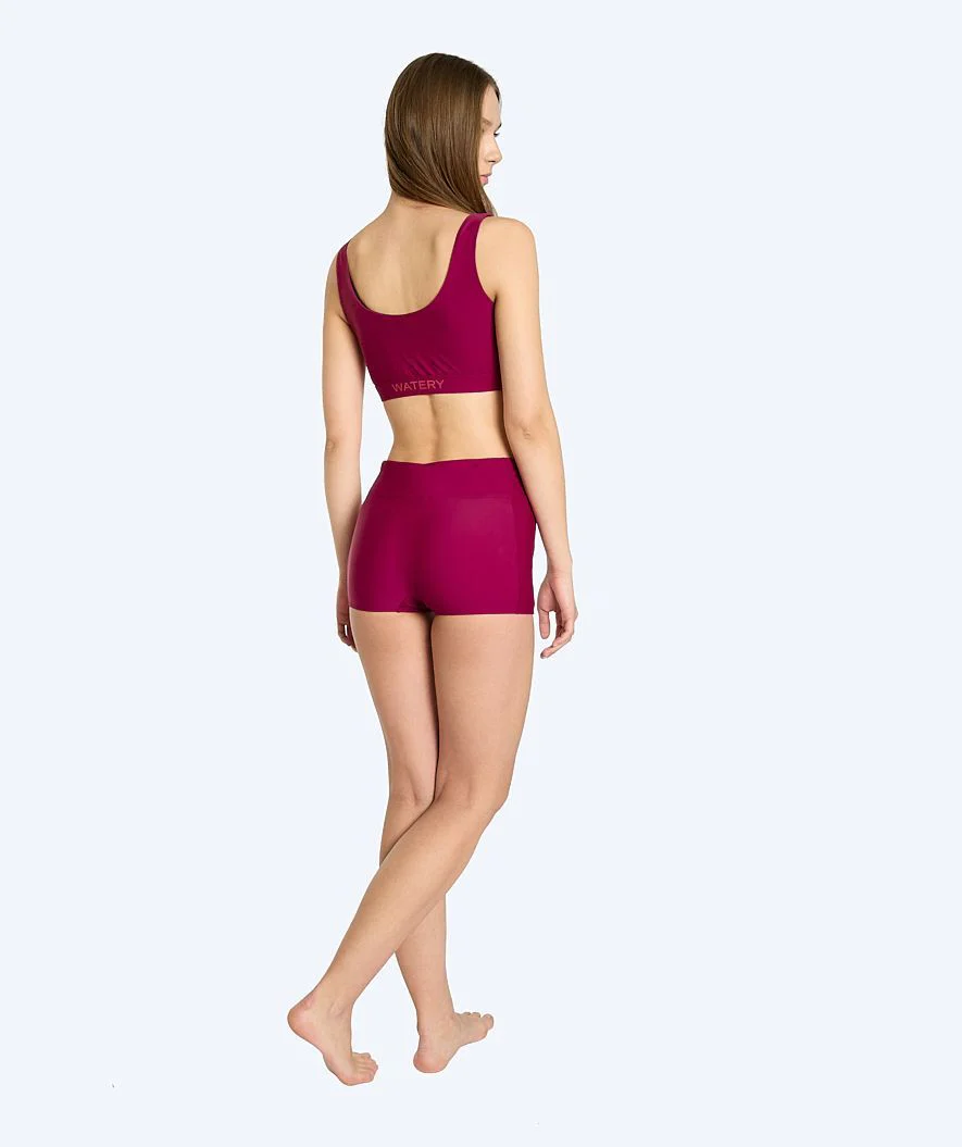 Watery bikini top til kvinder - Remington - Mørkerød