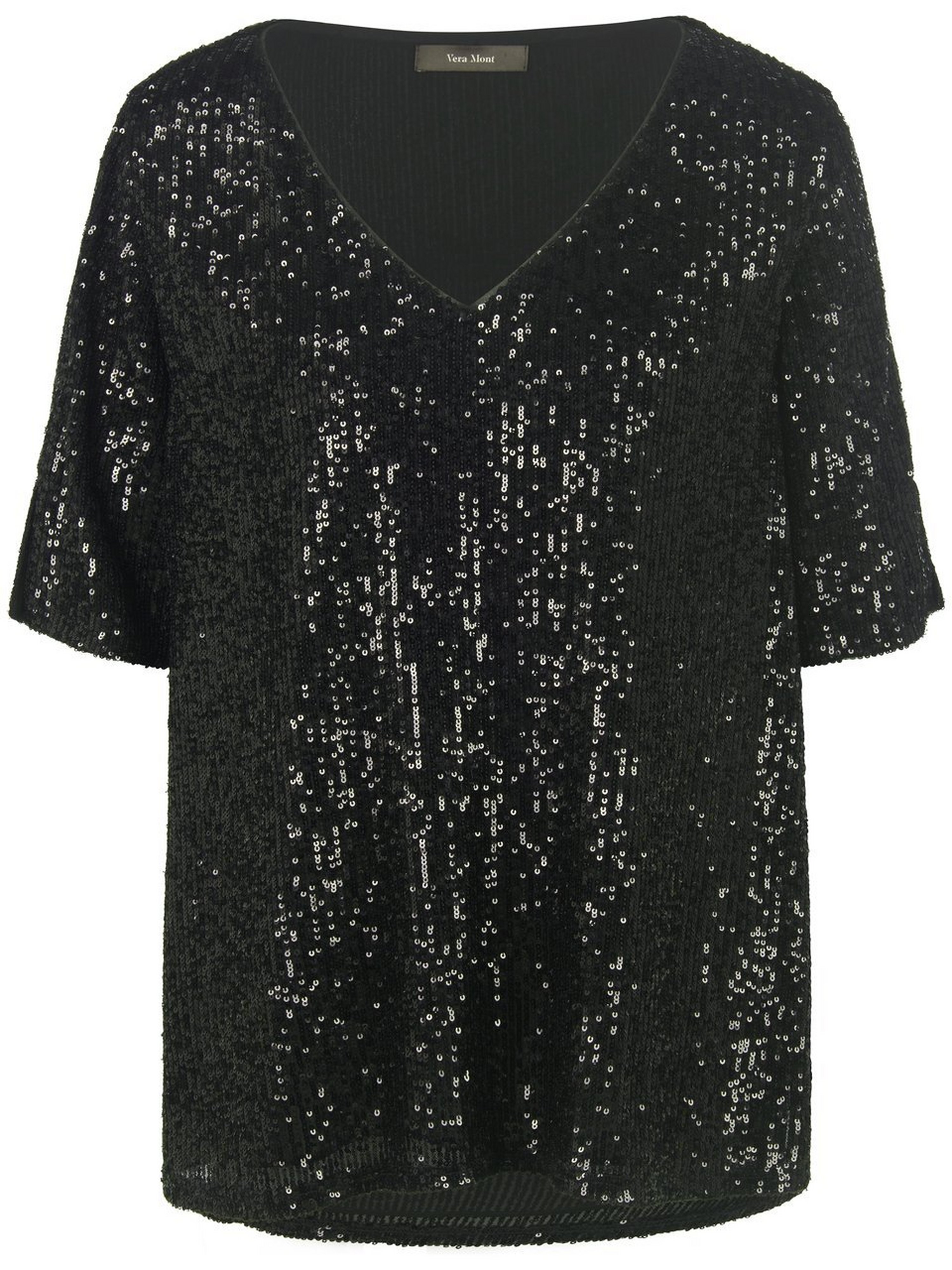 Pailletten-Bluse