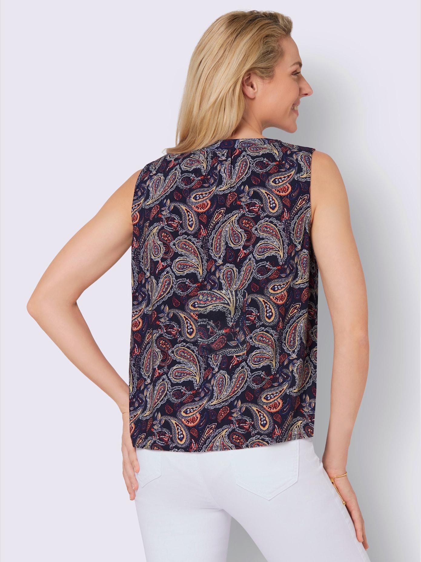 Débardeur imprimé viscose (ecovero)
