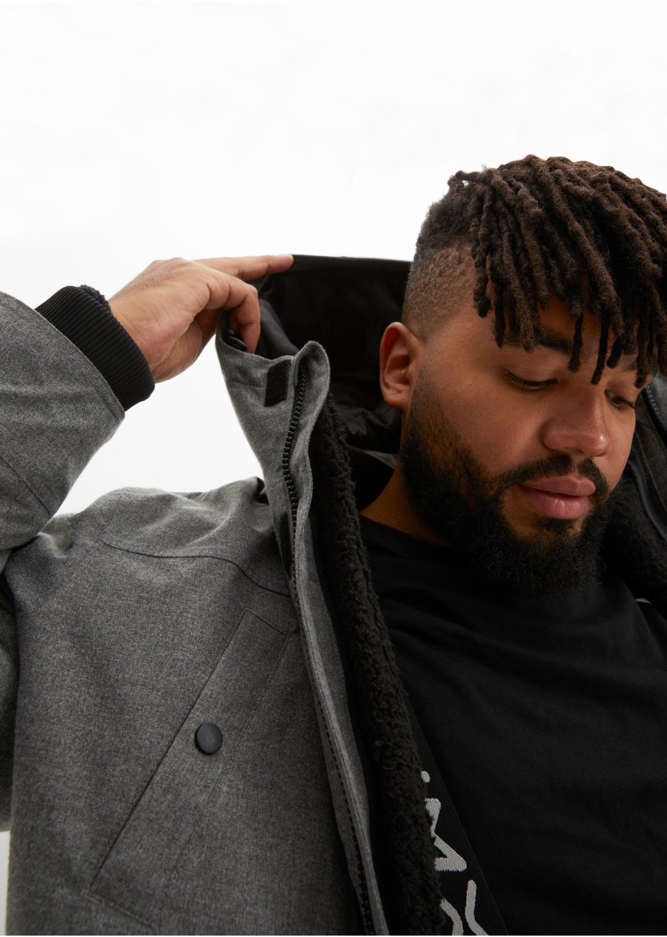 Veste fonctionnelle outdoor 3 en 1 avec veste intérieure séparée en polaire peluche