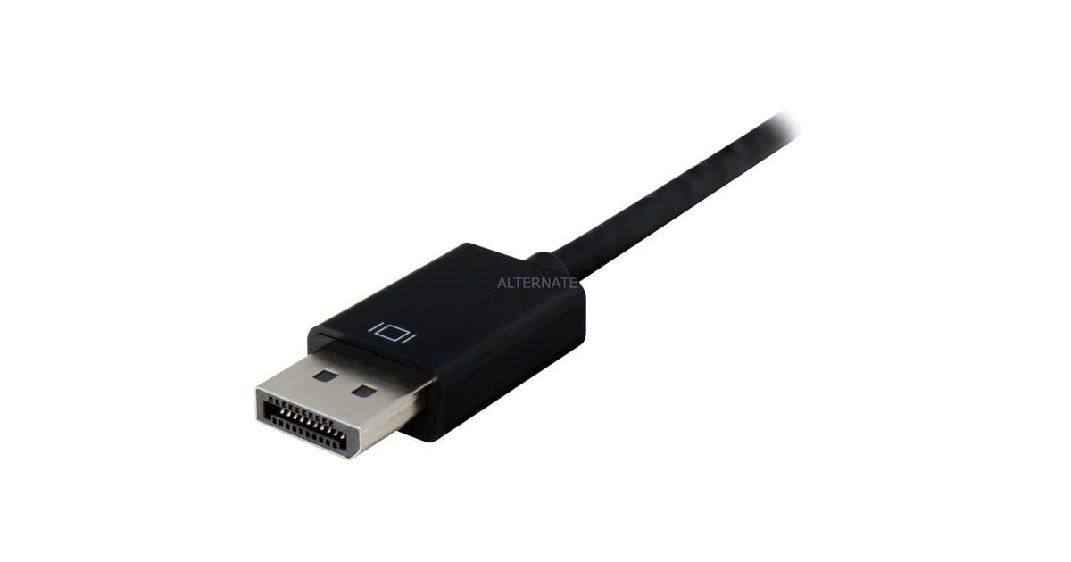SharkoonDisplayPort 1.2 > DVI24+1 kabel  (Zwart, 0,15 meter)