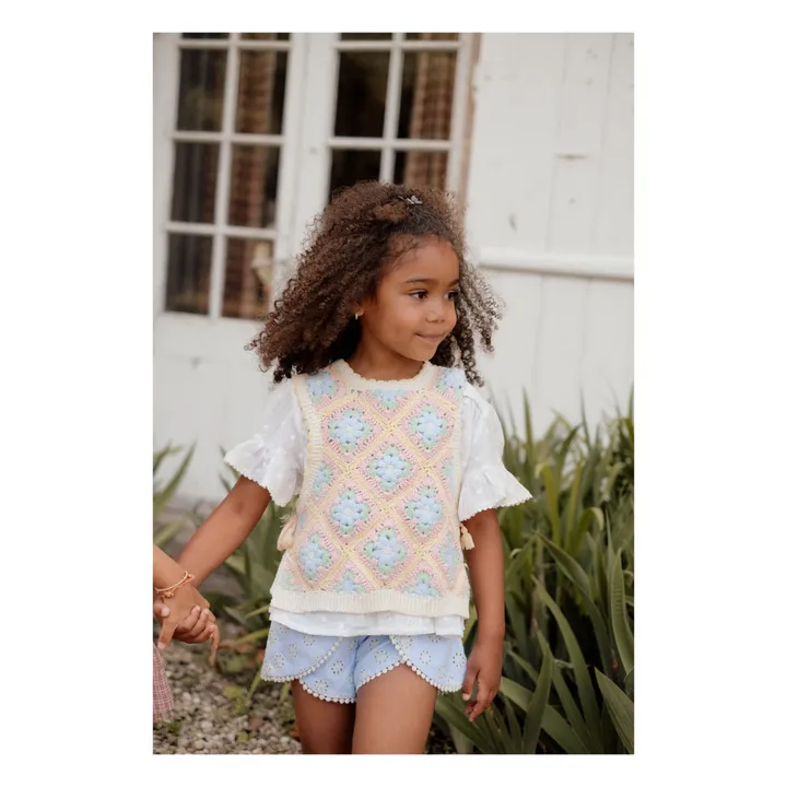 Louise Misha Top Rynia Crochet | Rose