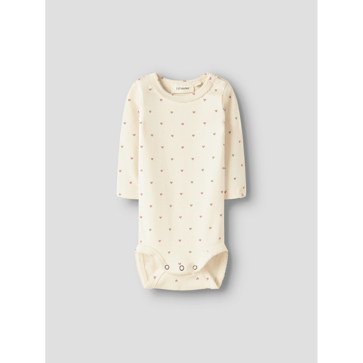 Lil ' Atelier | NBFLALO TIG LS SLIM BODY LIL | Turtledove HEART
