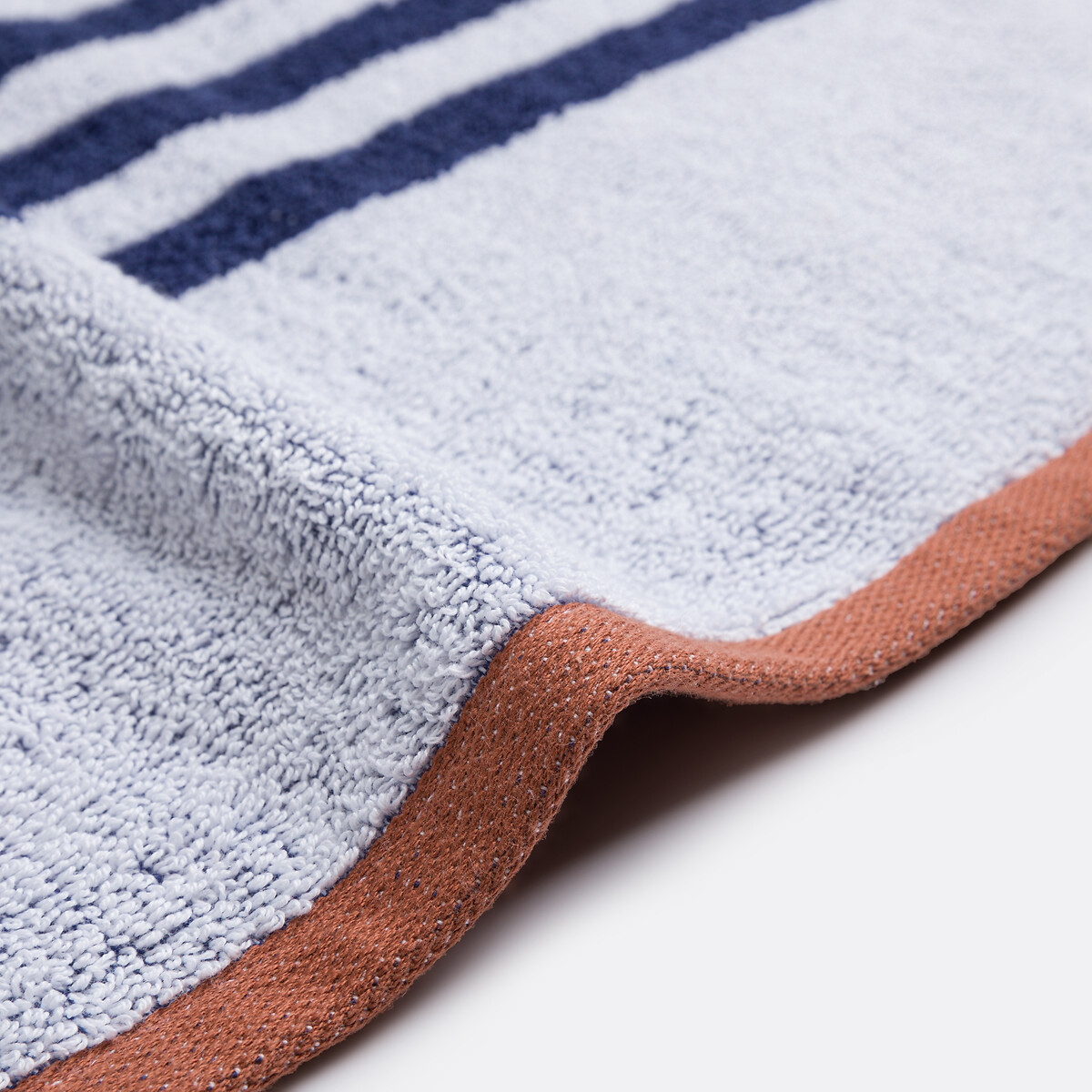 LA REDOUTE INTERIEURS<br>Toalha de banho às riscas 500g/m2, Calanques