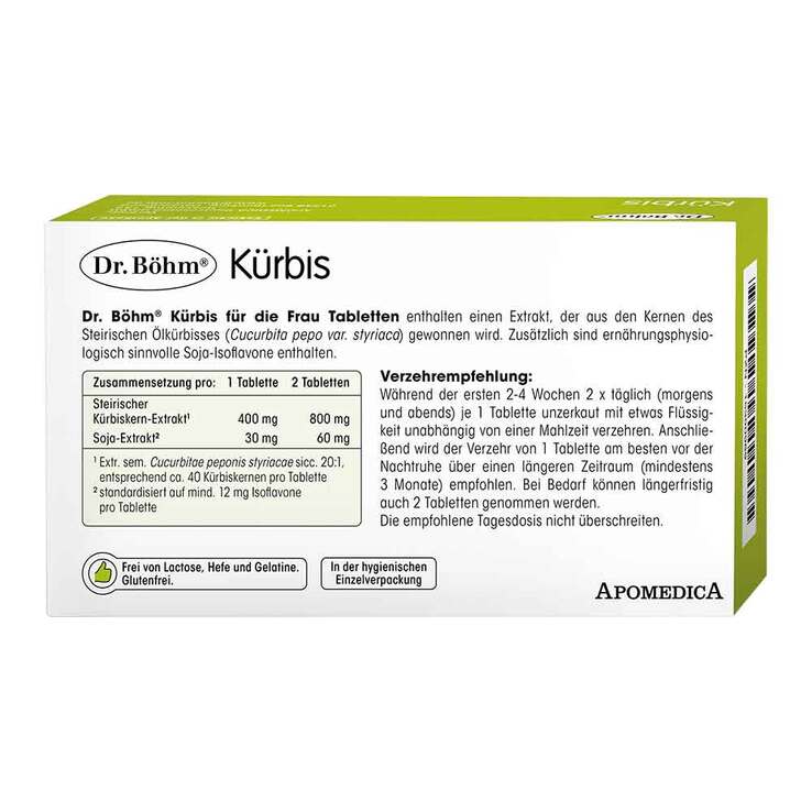 Dr. Böhm Kürbis für die Frau Tabletten, 60 St