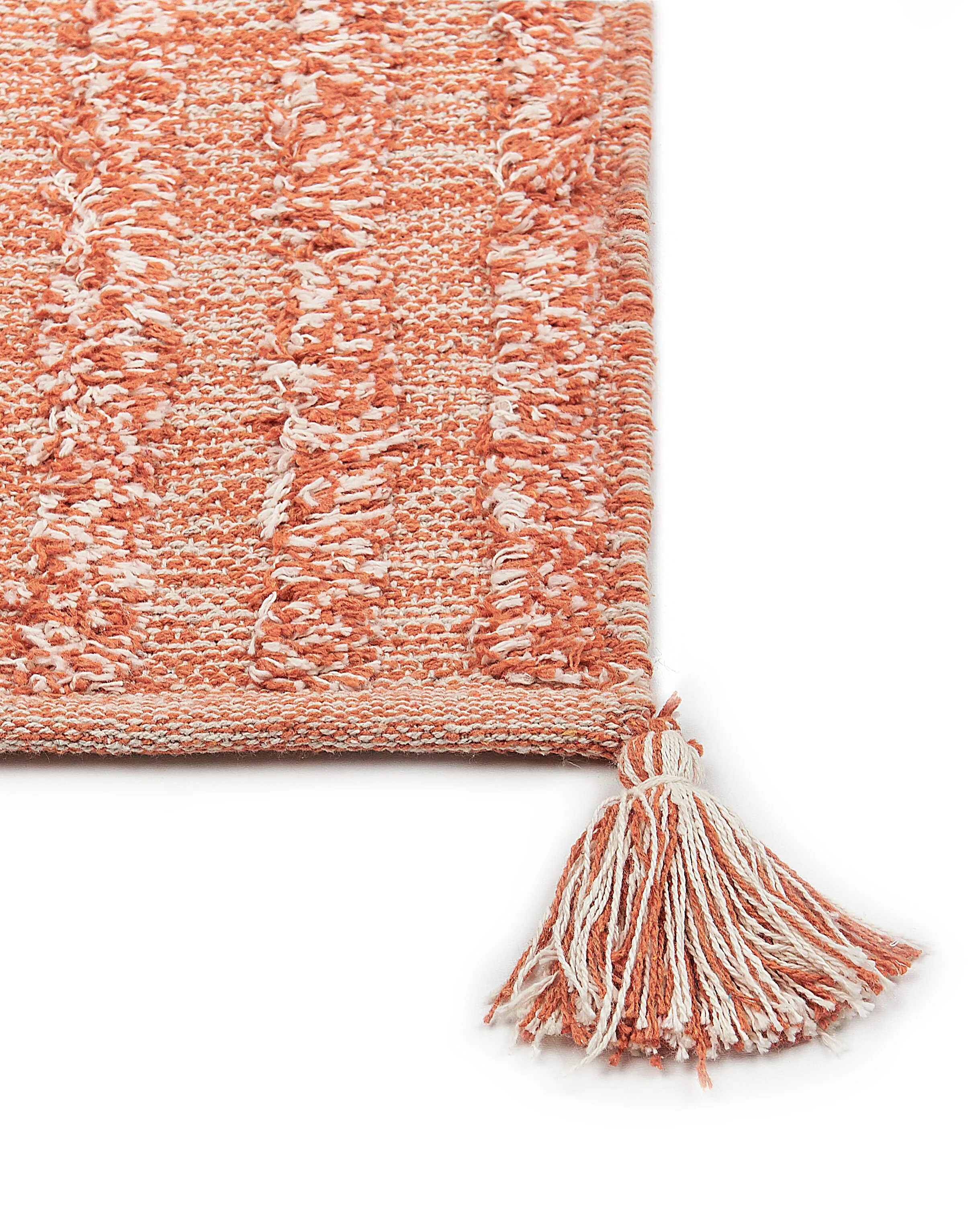 Vloerkleed MUGLA Oranje 160 x 230 cm Katoen