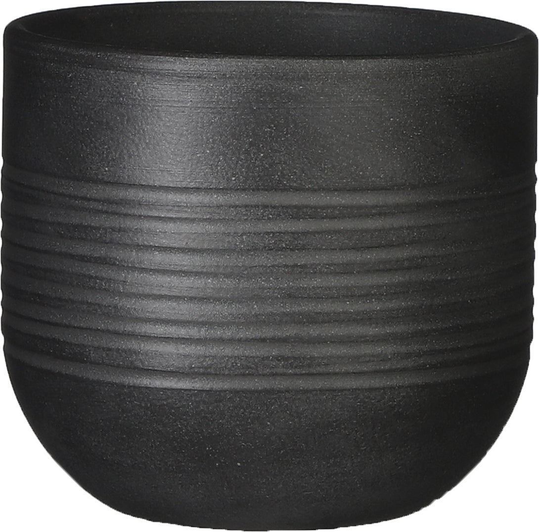 Mica Decorations bloempot Nora grijs D 16 H 15 cm