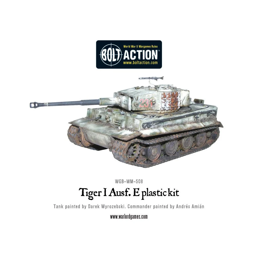 Bolt Action - German Tiger I Ausf. E Heavy Tank (Plastic Box)
