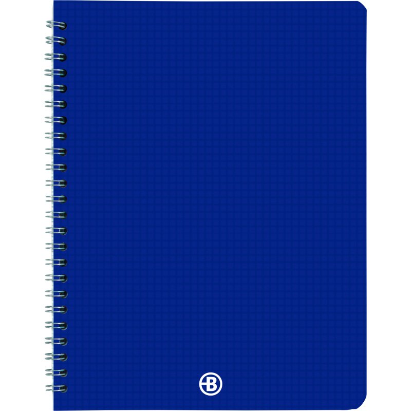 Cahier spirale acidulé Bruneau 17 x 22 cm petits carreaux 100 pages