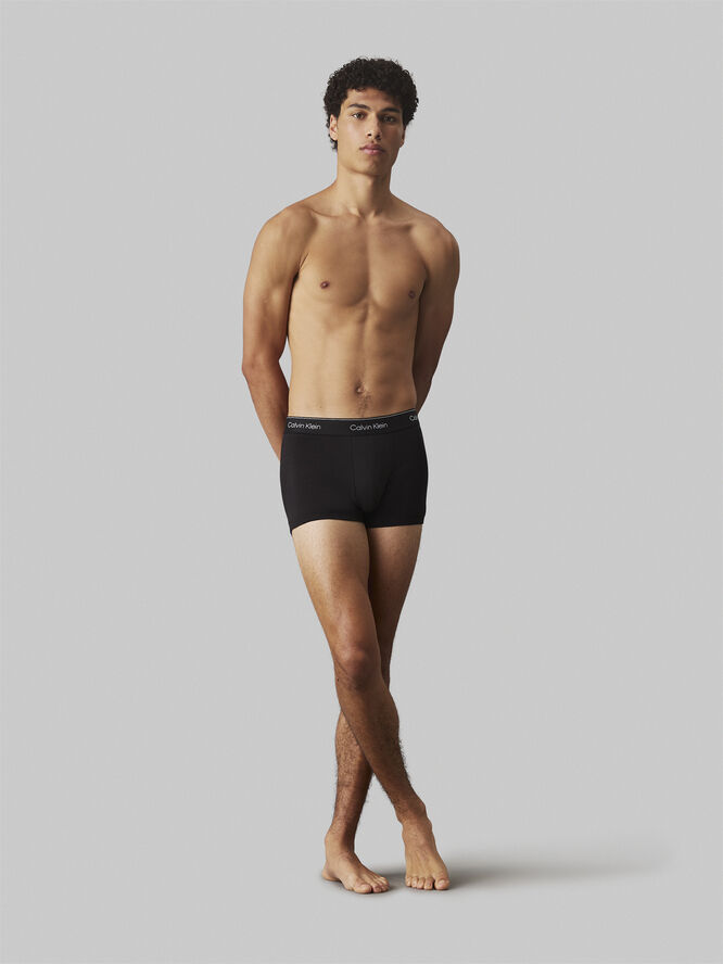 Calvin Klein TRUNK 3PK Black w/ black wb
