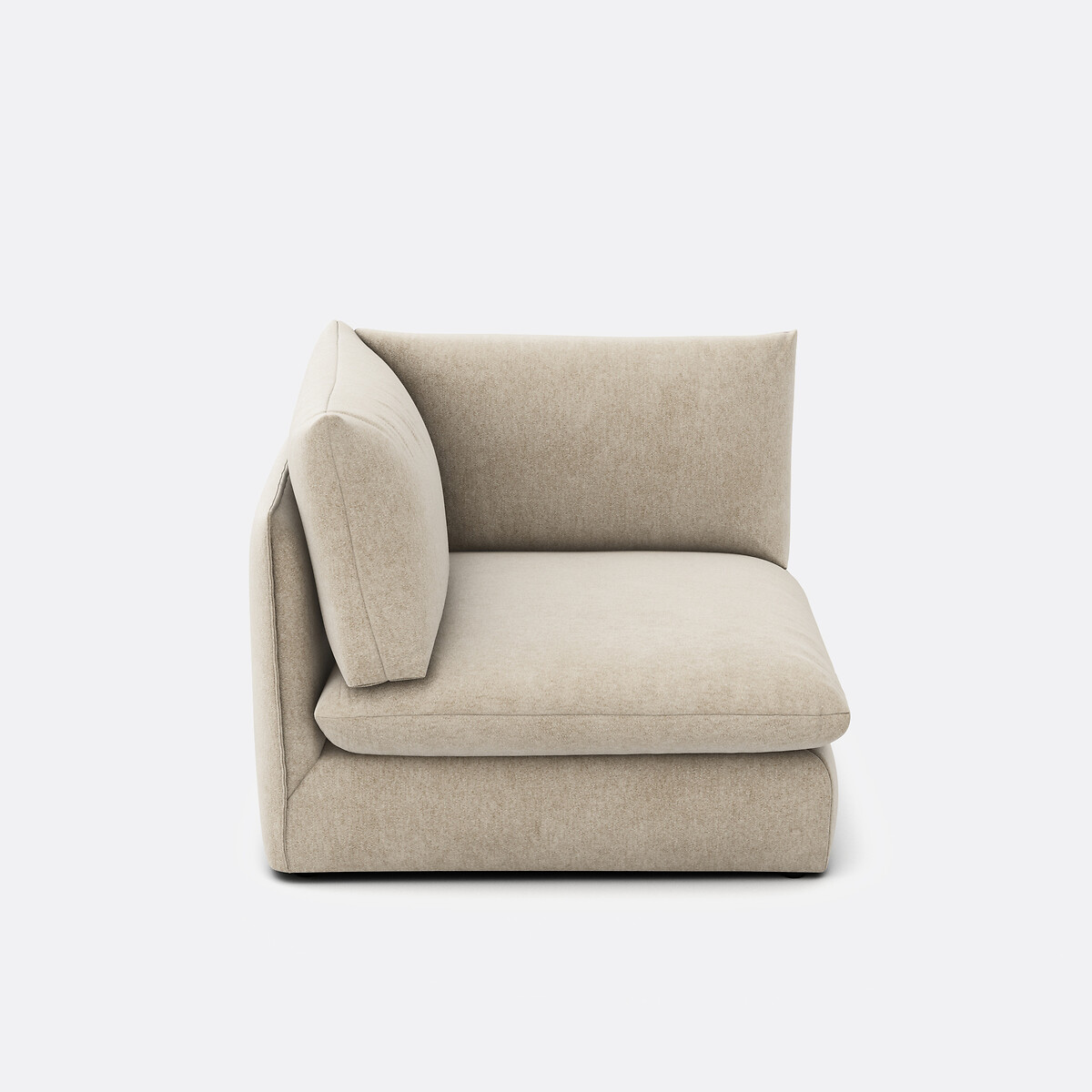 LA REDOUTE INTERIEURS<br>Canto modular, poliéster mosqueado, Malo