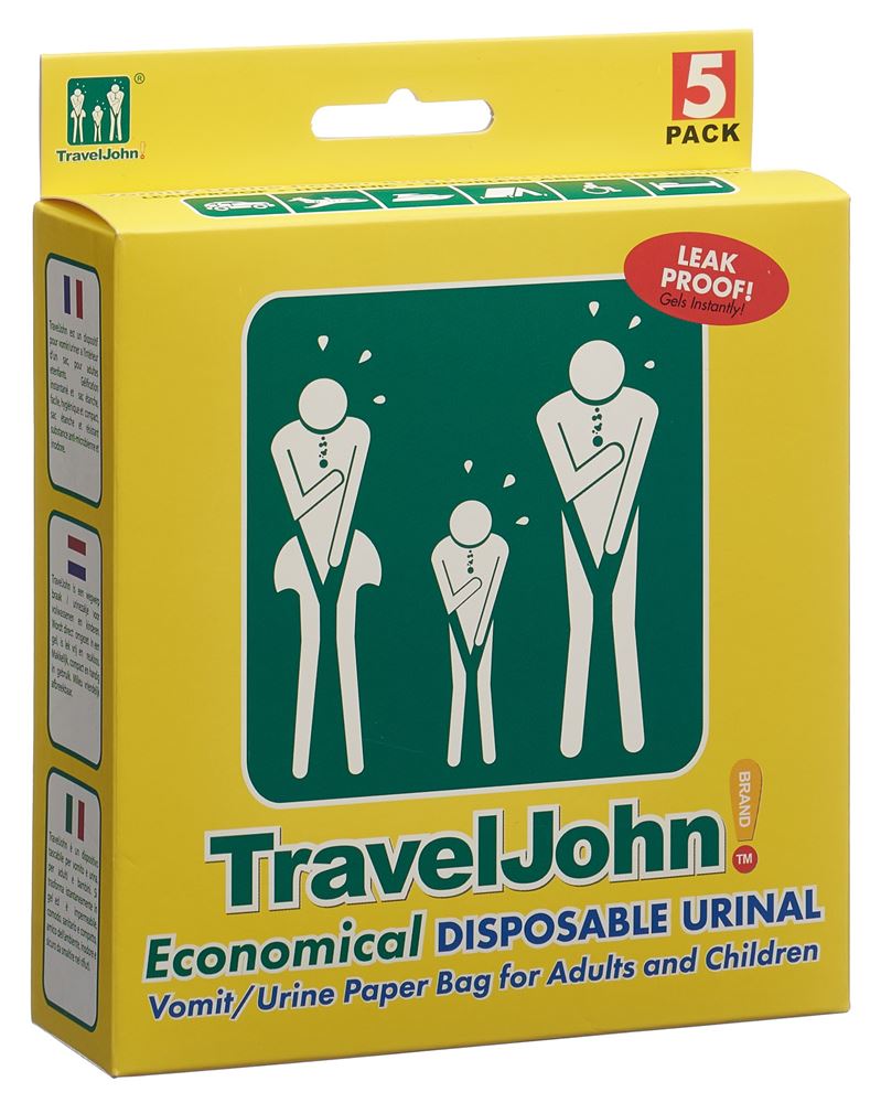 TRAVELJOHN Brechbeutel<br>5 Stück