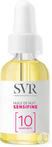 SVR Sensifine Huile De Nuit Réparatrice Apaisante Peaux Sensibles Et Poly-Allergiques 30ml