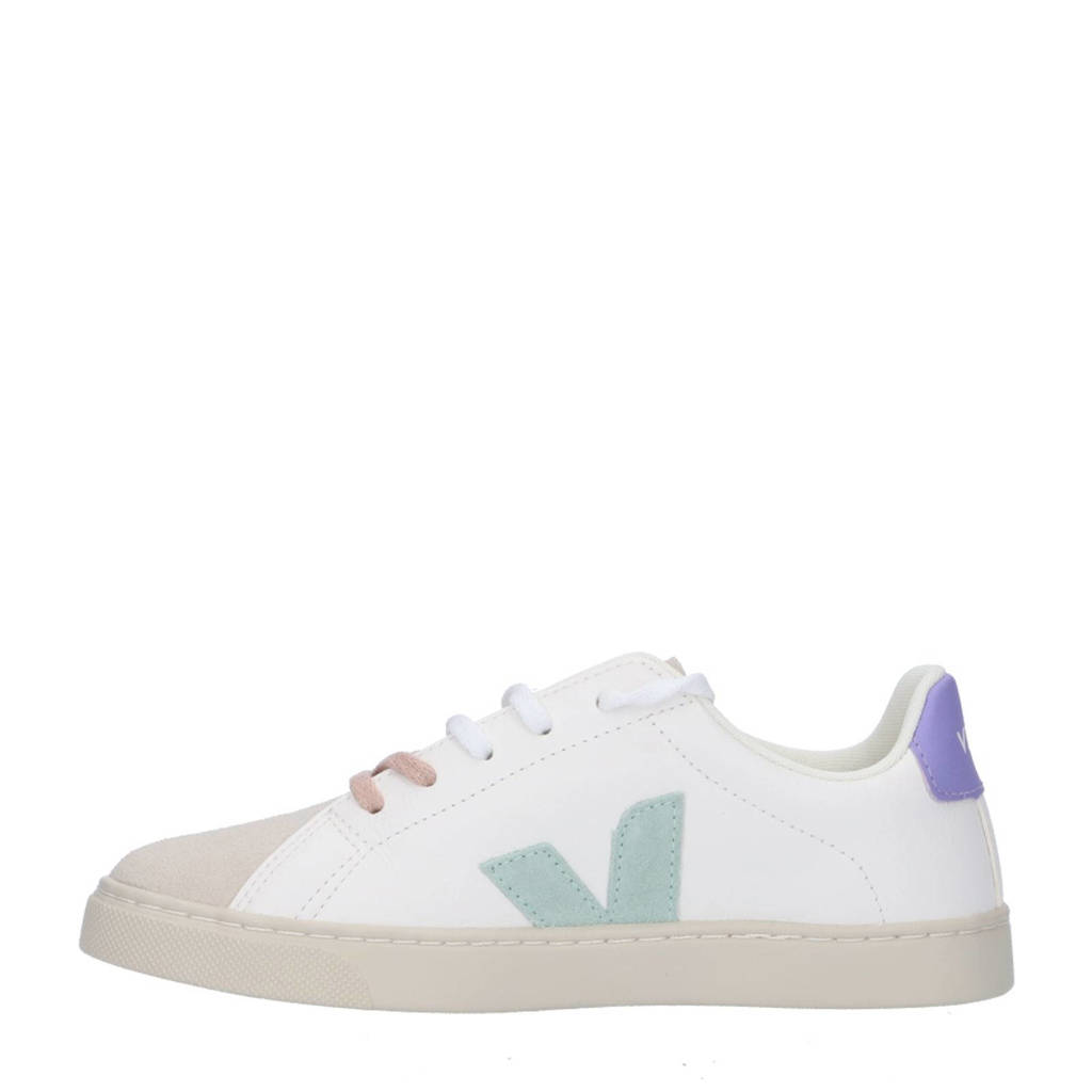 Veja leren sneakers wit/pastel