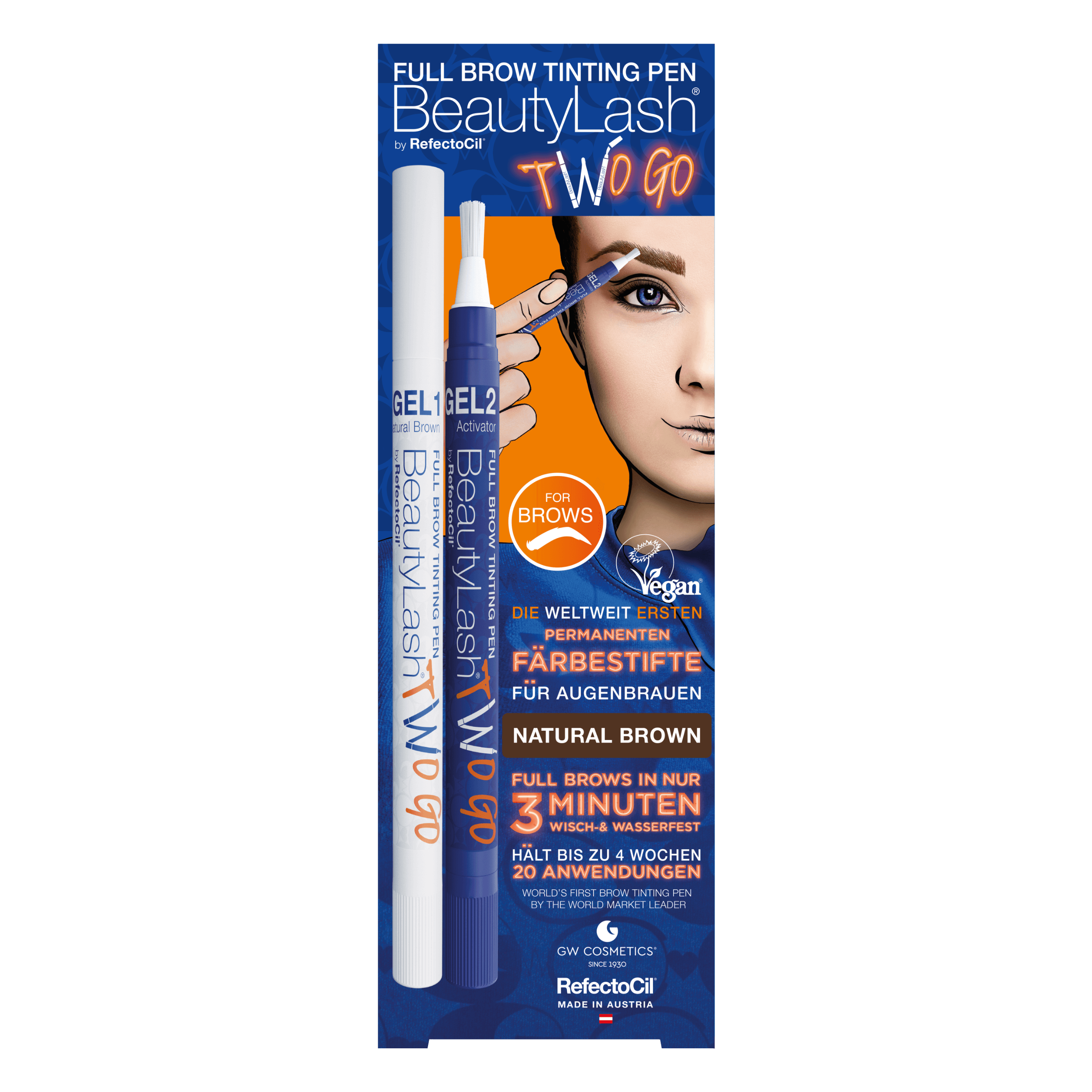 BEAUTYLASH Full Brow Tinting Pen Two Go natural brown 1 Stk