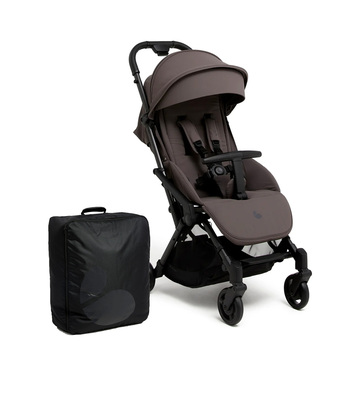 Beemoo Easy Fly Lux 4 Trille Inkl. Polstret Transportveske, Gull Grey