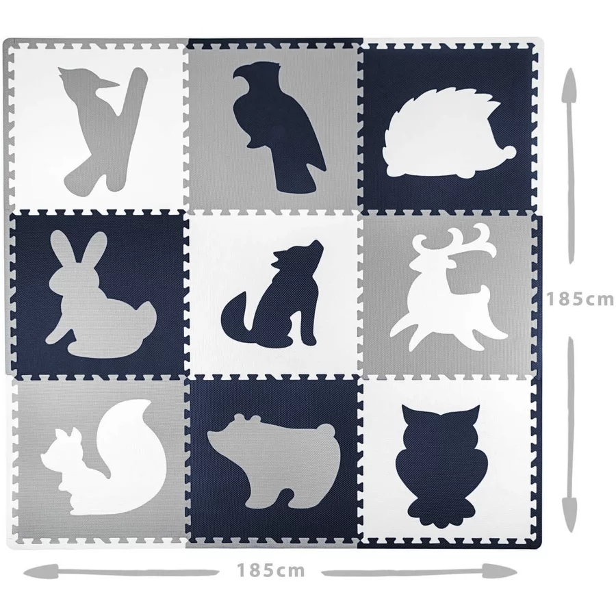 Hakuna Matte XXL Puzzlematte  - Wald 185 x 185 cm