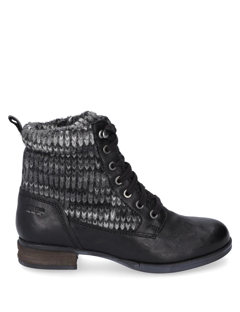 Stiefelette Sanja 17, schwarz-kombi