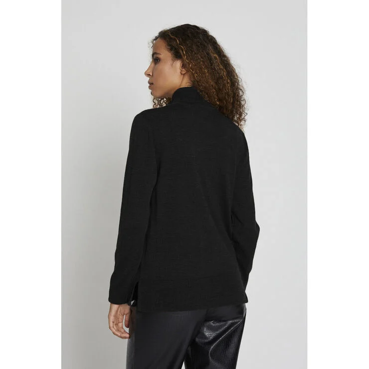Bruuns Bazaar CharleneBBRoll Neck knit Black