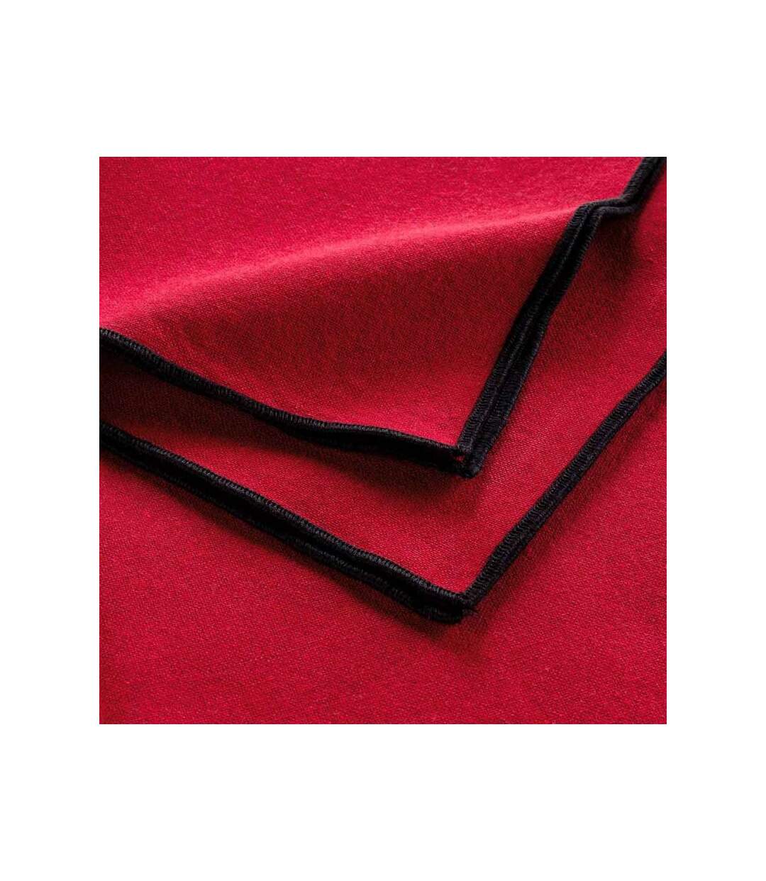 Lot de 3 Serviettes de Table Mistraline 40x40cm Bordeaux