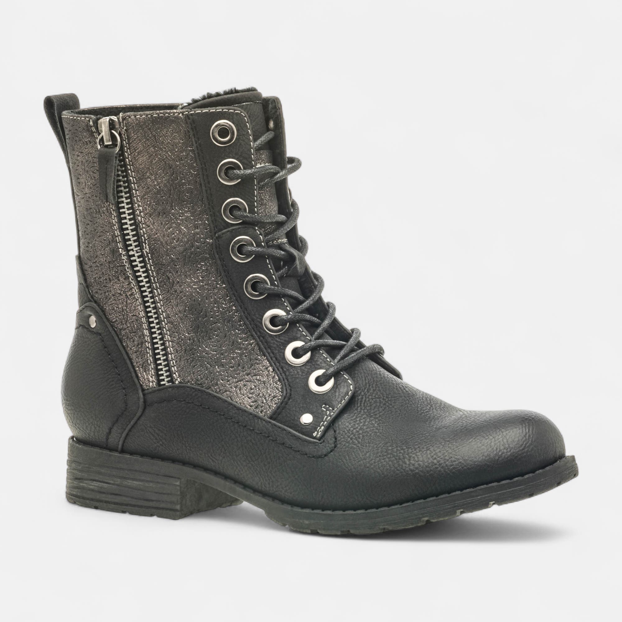 Bottines à lacets Femme noir