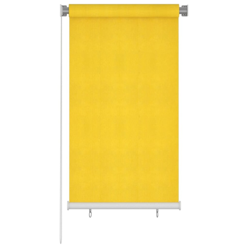 Store roulant d'extérieur 80x140 cm jaune pehd